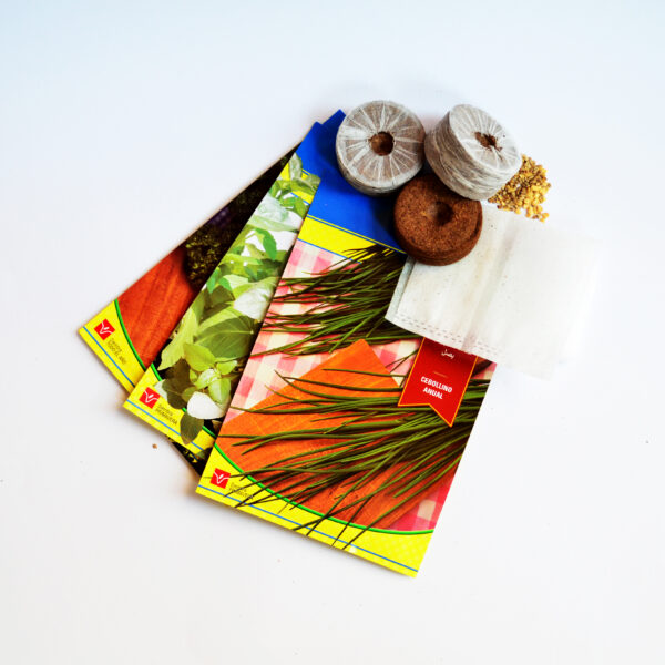 CitySens Indoor Urban Garden with Seeds – White 3 Pots with Wi-Fi Smart Watering Kit