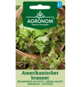 Lehtsalat ‘Amerikanischer Brauner’ – keskvalmiv leht 50–60 päeva