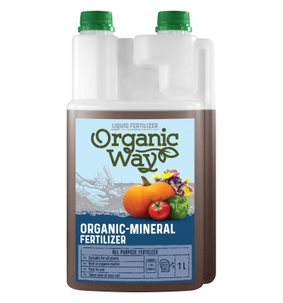 Liquid organic-mineral fertilizer all purpose fertilizer 1 l universal plant nutrition