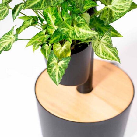 CitySens Vertical Planter – Black 4 Pots Manual Watering - Image 6