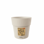 Plastmasas pods ar paliktni, balts, 15 × 15 cm (68000)