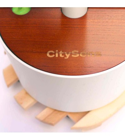 CitySens Wheeled Stand – Wooden Plant Caddy with 4 Wheels for CitySens Vertical Planter and Heavy Pots - Image 2