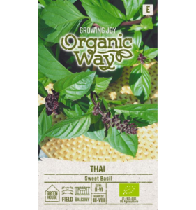 Mahedad magus basiiliku ‘Thai’ seemned – aromaatne üheaastane kulinaarne taim peenardele ja aknalauale