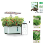 LetPot Mini Herb Garden Starter Bundle – Complete Hydroponic Kit with Organic Basil, Parsley & Dill Seeds