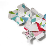 OriBon Modern Collection – 3 Origami Plant Pots with BIO Microgreen Seeds Included