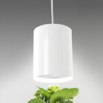 Airam Fiora plant pendant light, white