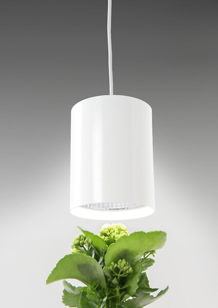 Airam Fiora plant pendant light, white