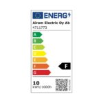 Airam LED plant lamp PAR30 energy label