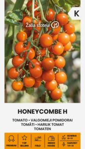 Tomato 'Honeycombe' F1 Seeds (Solanum lycopersicum) – Tall Orange Cherry Hybrid with a Honey Aftertaste – For Greenhouse & Outdoors – 15–20g Fruits – 10 Seeds
